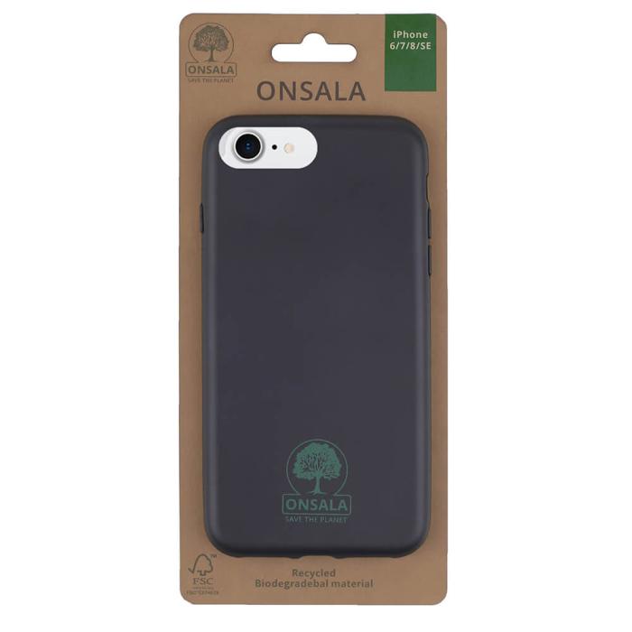UTGATT5 - ONSALA ECO Mobilskal Svart iPhone 7/8/SE 2020