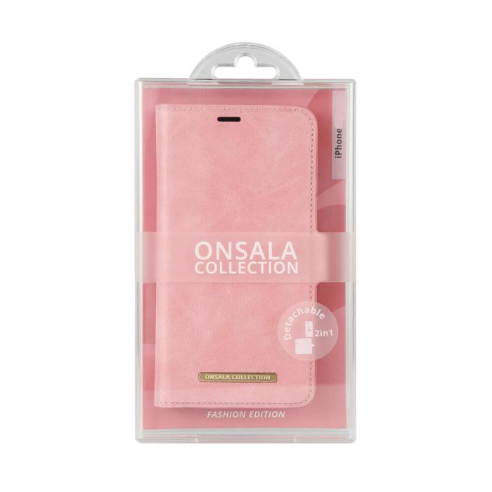 UTGATT - Onsala MobilPlånboksfodral iPhone 12 & 12 Pro - Dusty Pink