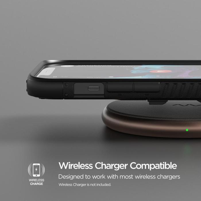VERUS - VRS DESIGN Damda QuickStand Skal iPhone 12 & 12 Pro - Svart