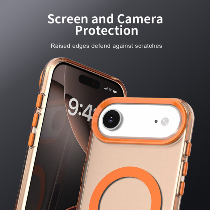 A-One Brand - iPhone 17 Air Mobilskal MagSafe Anti Drop Hybrid - Orange