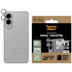 PanzerGlass - PanzerGlass Galaxy S25 Edge Kameralinsskydd H&auml;rdat Glas Hoops - Clear