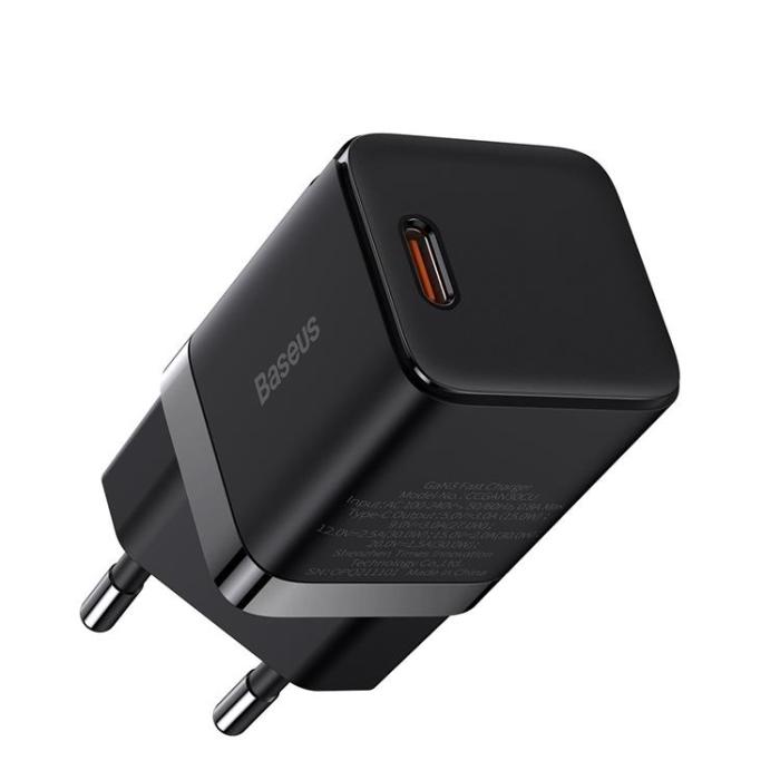 UTGATT1 - Baseus GaN3 EU Snabb Väggladdare 30W Typ-C - Svart