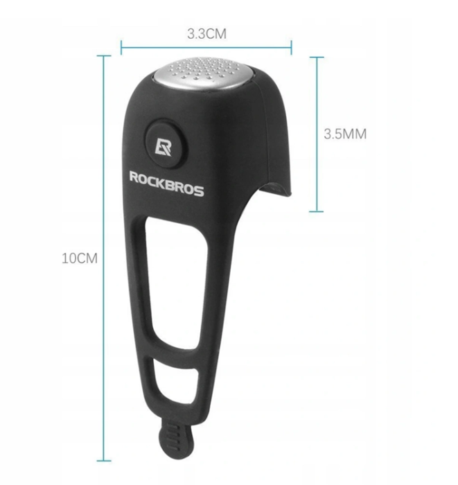 Rockbros - Rockbros Elektronisk Cykel Ring klocka - Svart