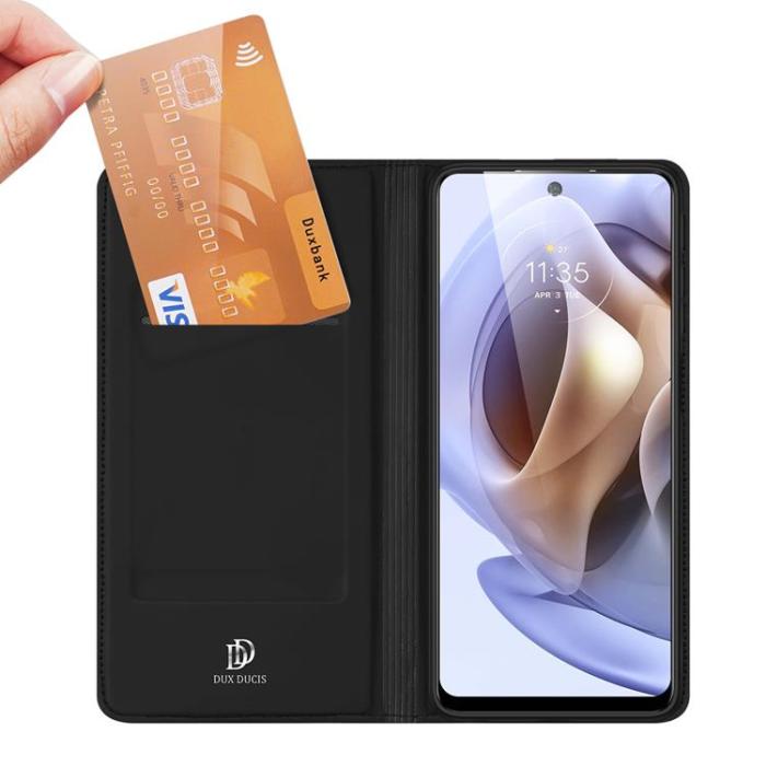 UTGATT5 - Dux Ducis Motorola Moto G41/G31 Fodral Skin Pro - Svart