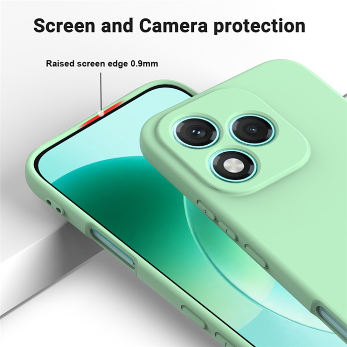 A-One Brand - Honor 400 Lite 5G Mobilskal Flytande Silikon - Grön