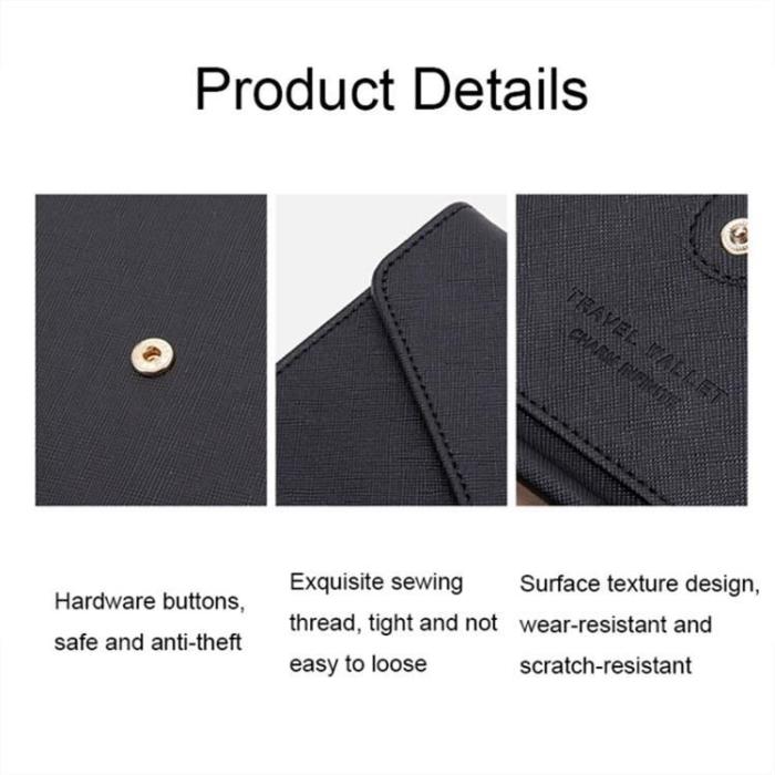 OEM - Plånböcker RFID Blocking Tri-Fold - Brun