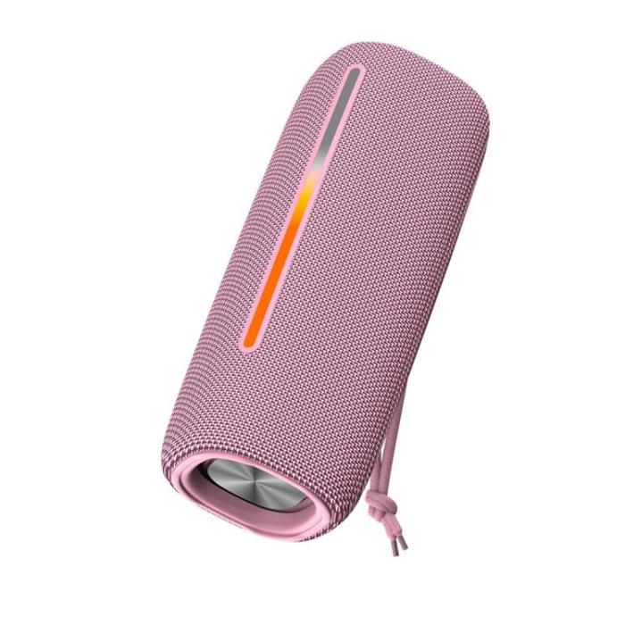 Forever - Forever Trådlös Högtalare Bluetooth 20W BS-20 LED - Rosa