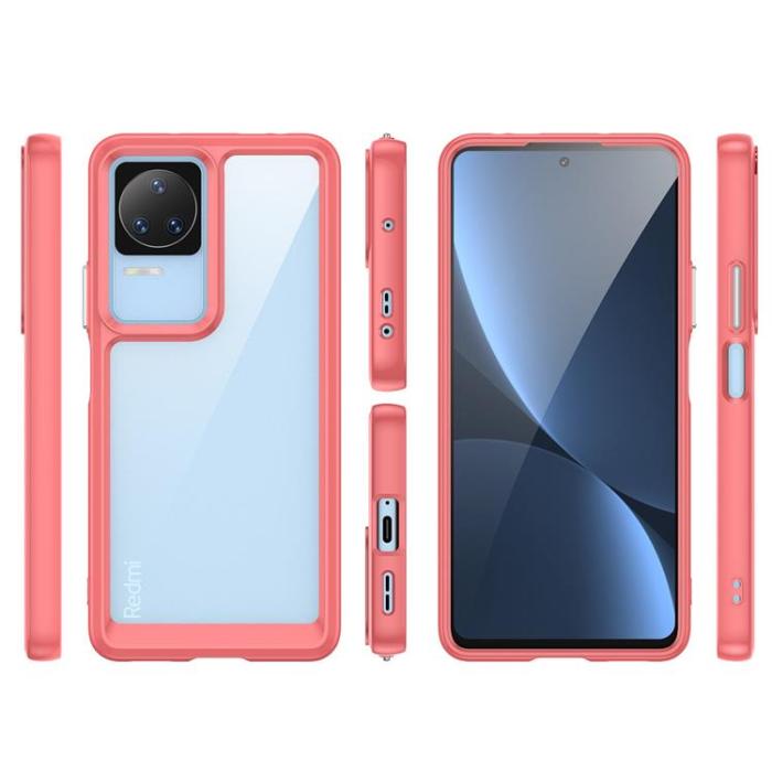 UTGATT1 - Xiaomi Poco F4 5G Skal Flexible Outer Space - Rosa