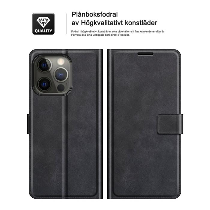 Boom of Sweden - BOOM iPhone 13 Pro Max Plånboksfodral RFID-Skyddat - Svart