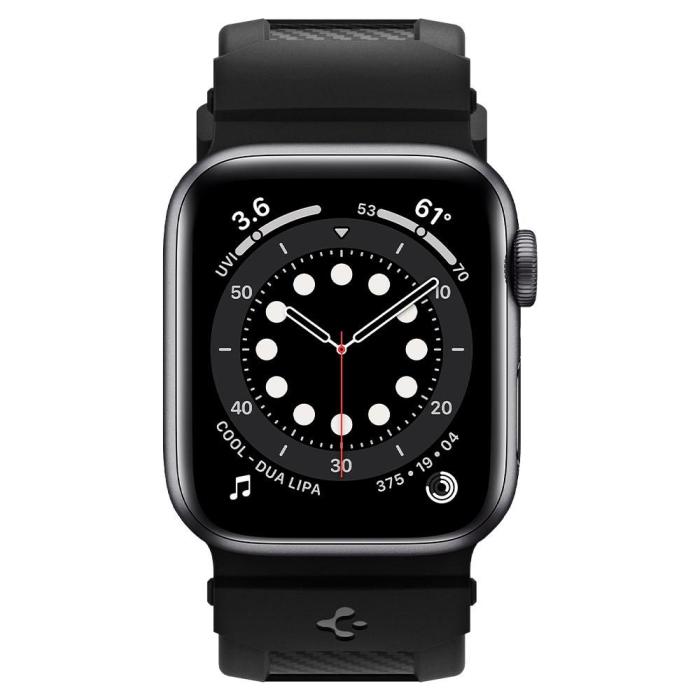 UTGATT - Spigen Apple Watch (41mm) Series 9 Armband Rugged - Svart