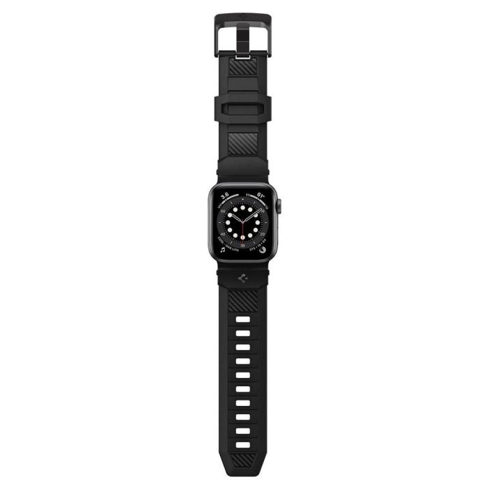 UTGATT - Spigen Apple Watch (41mm) Series 9 Armband Rugged - Svart
