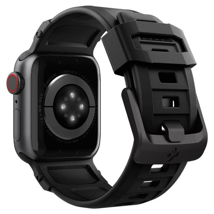 UTGATT - Spigen Apple Watch (41mm) Series 9 Armband Rugged - Svart