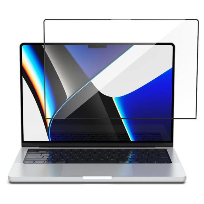 UTGATT1 - Spigen FC Härdat Glas Macbook Pro 16 2021 - Svart