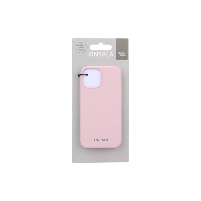 Onsala - Onsala Silikon Sand Skal iPhone 13 Mini - Rosa