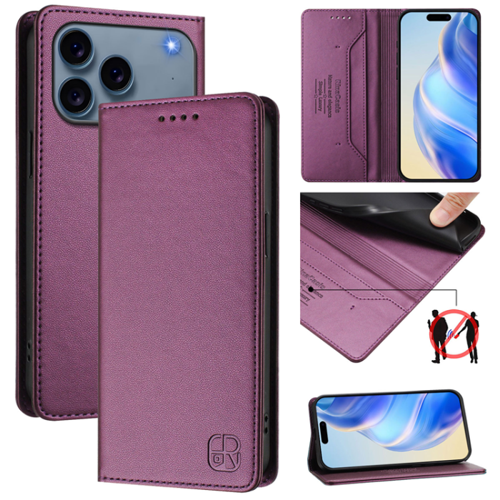 RINACASIS - RINACASIS iPhone 17 Pro Plånboksfodral RC01 RFID - Violett