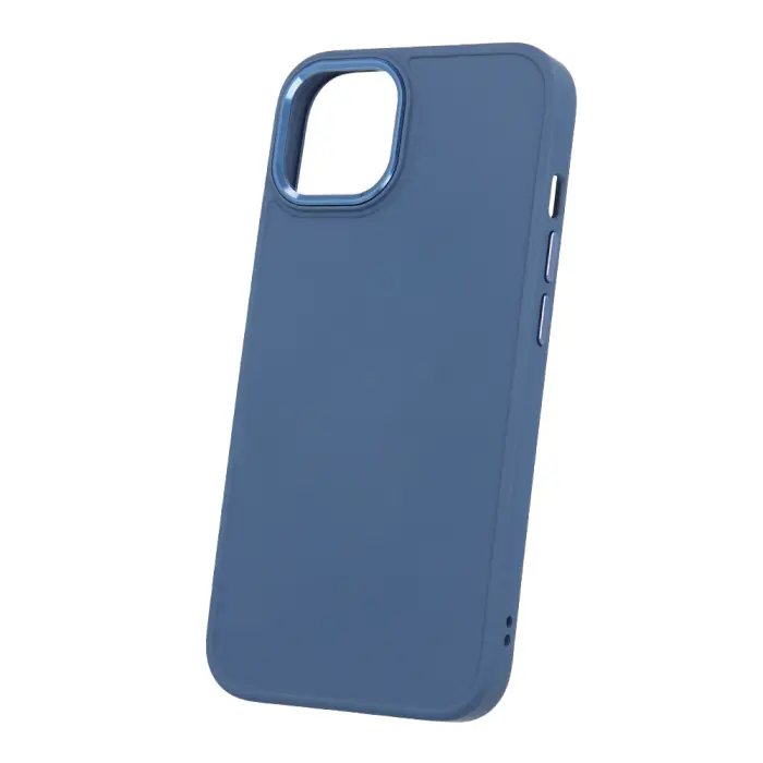 OEM - Satin Skal iPhone 14 Plus Mörkblå Skyddande Elegant