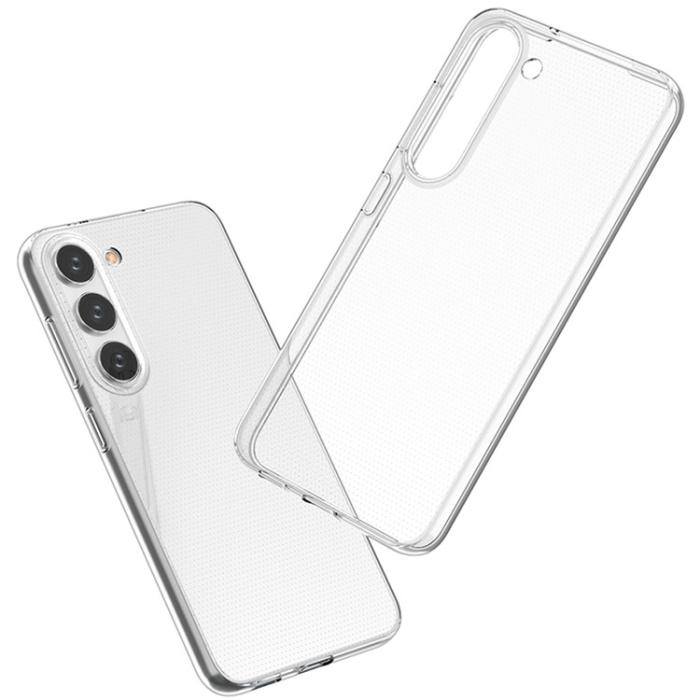 UTGATT1 - Galaxy S23 Skal Ultra Slim Anti-scratch Soft TPU - Clear
