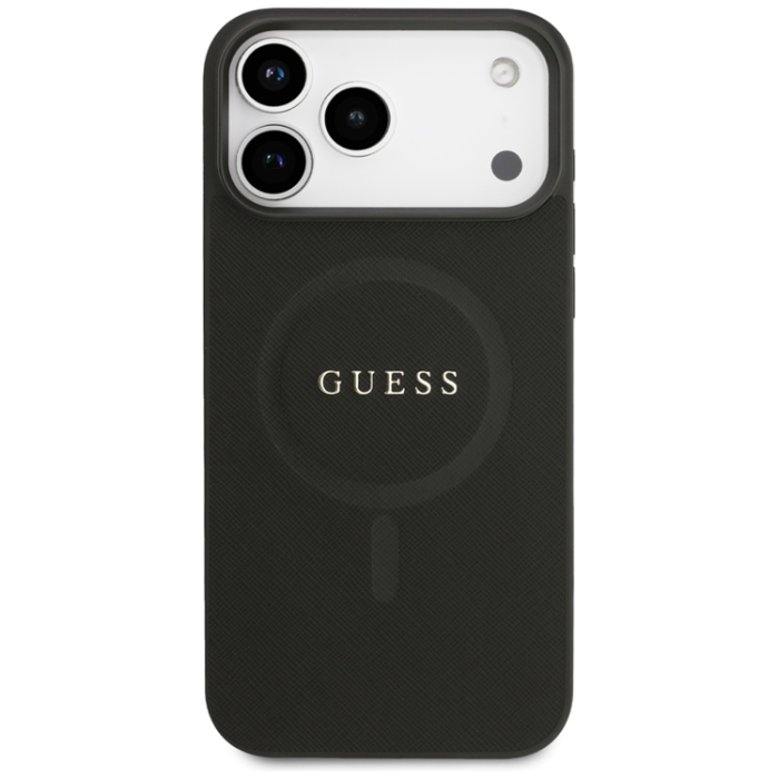 Celly - Guess iPhone 18 Pro Max/17 Pro Max Mobilskal MagSafe Saffiano Classic Logo