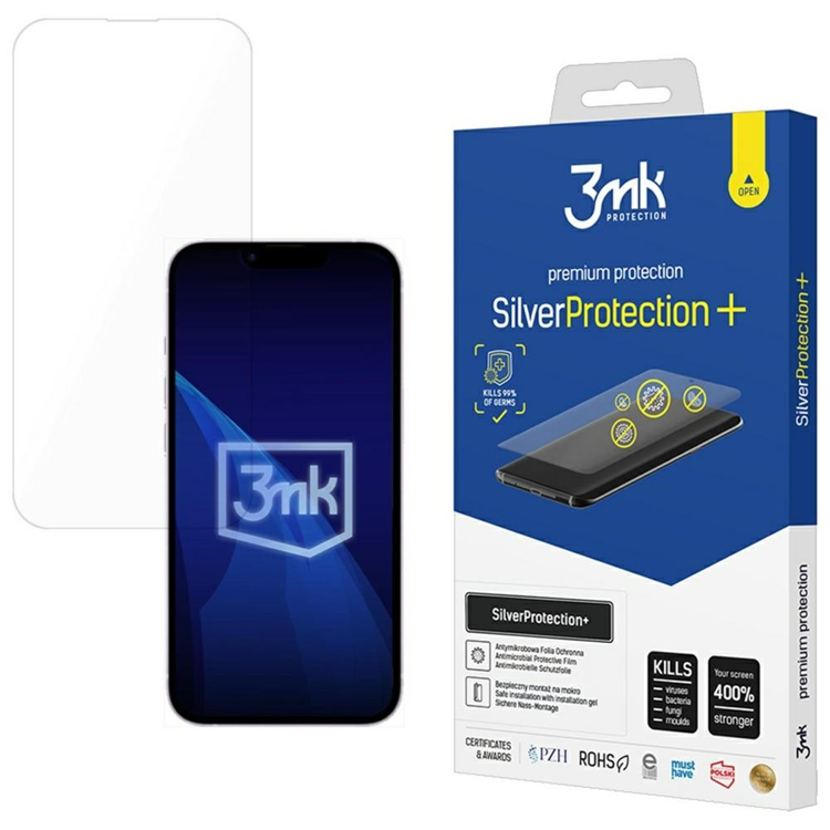 3mk iPhone 16e Plastfilm Skärmskydd SilverProtection Plus - Transparent | 5468 | AlltMobil