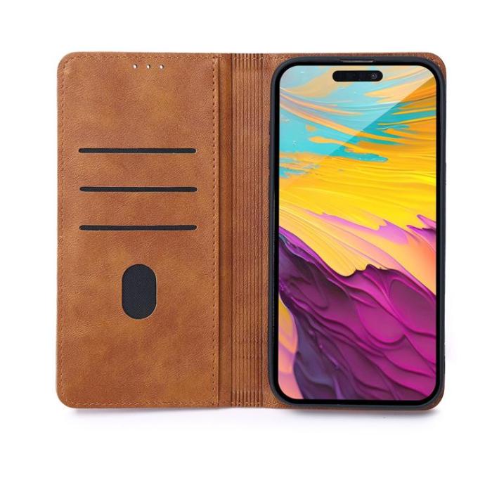 OEM - Galaxy A52s/A52 5G/A52 4G Plånboksfodral Smart Seam - Brun