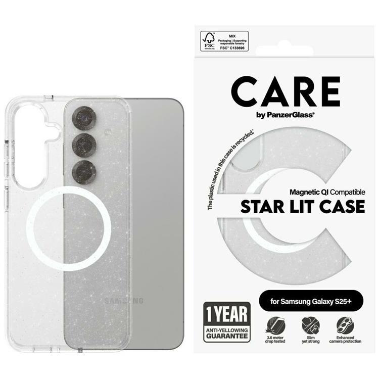 CARE By PanzerGlass Galaxy S25 Plus Mobilskal MagSafe QI Urban Combat StarLight | 2353 | AlltMobil