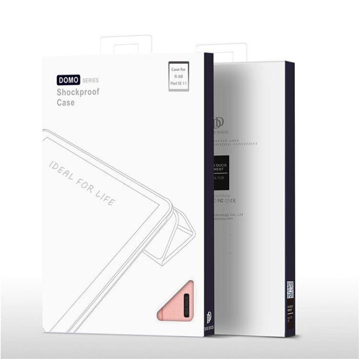 Dux Ducis - Dux Ducis Xiaomi Pad SE Fodral Domo Eco Läder - Rosa