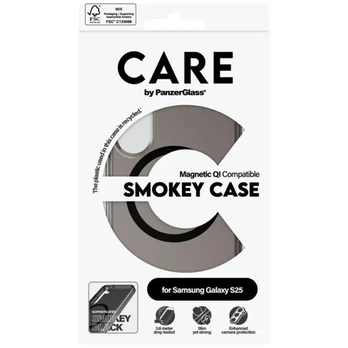 PanzerGlass - CARE By PanzerGlass Galaxy S25 Mobilskal MagSafe QI Urban Combat - Smoky