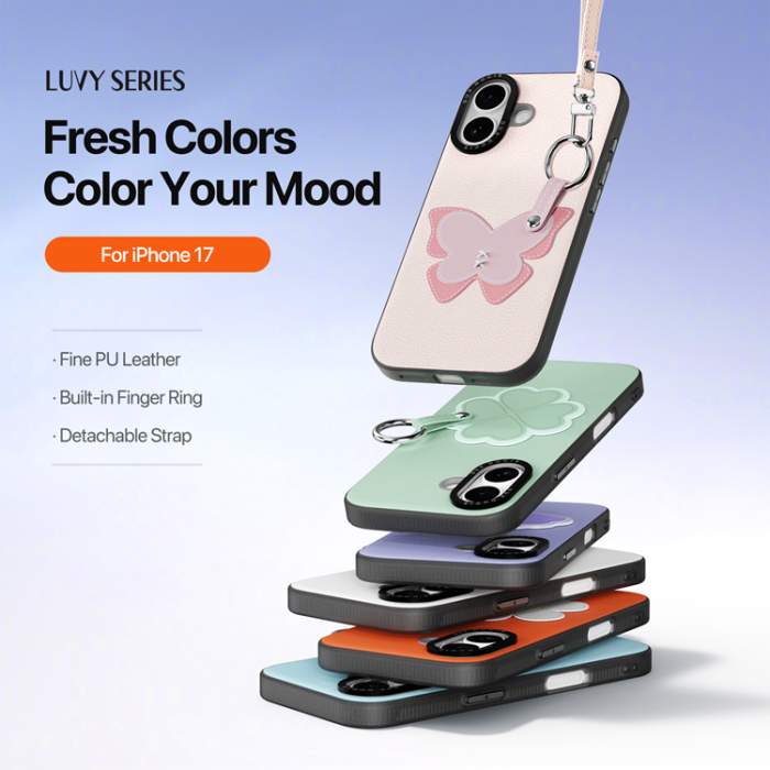 Dux Ducis - DUX DUCIS iPhone 17 Mobilskal med Fingerring/Rem Luvy Series