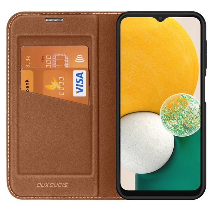 Dux Ducis - Dux Ducis Galaxy A34 5G Plånboksfodral Skin X2 - Brun