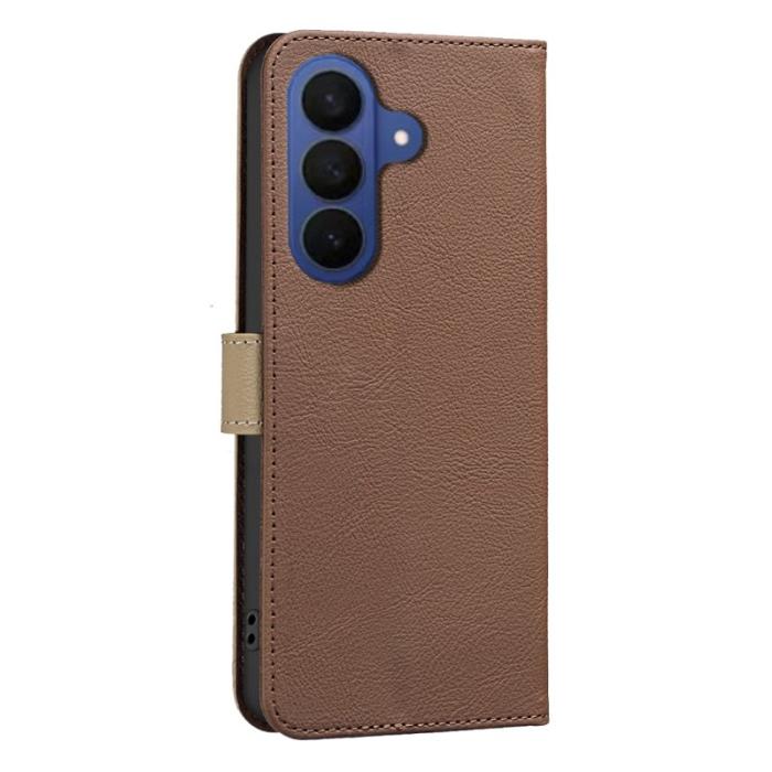 BINFEN COLOR - BINFEN Samsung Galaxy A57 Plånboksfodral Konstläder RFID Skydd - Brun