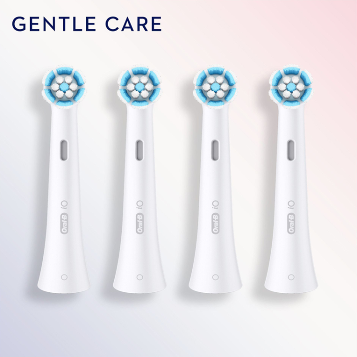 Oral B - Oral B Borsthuvud iO Gentle Care 4st - Vit