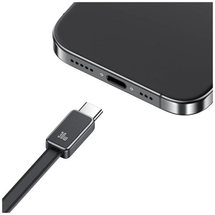 USAMS - USAMS Snabbladdare 30W 1xUSB-C 1xUSB-A Med USB-C Kabel - Vit