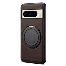 DENIOR - DENIOR Google Pixel 8 Pro Magnetiskt Fodral Konstl&auml;der - Brun