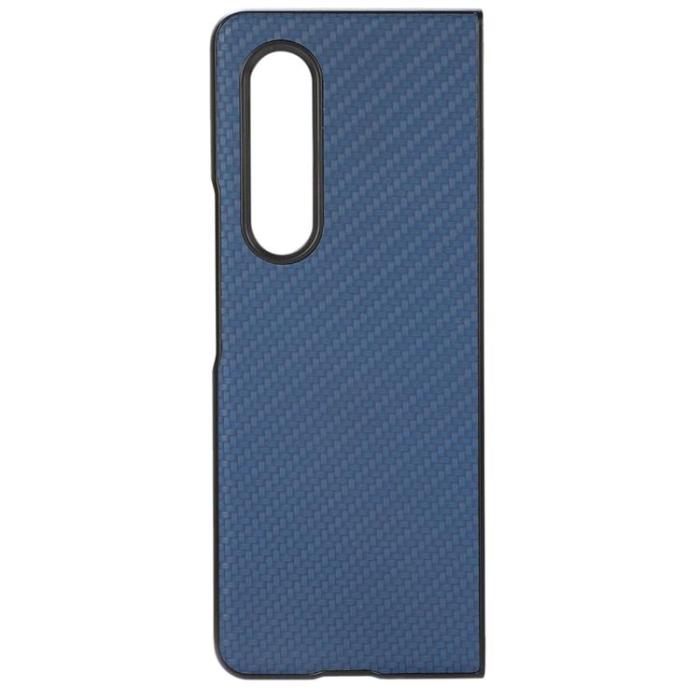 UTGATT - Galaxy Z Fold 4 Skal Carbon Fiber - Blå