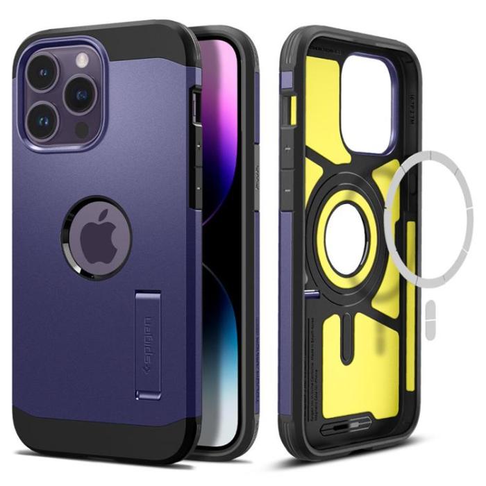 UTGATT1 - Spigen Magsafe iPhone 14 Pro Max Skal Tough Armor - Deep Lila