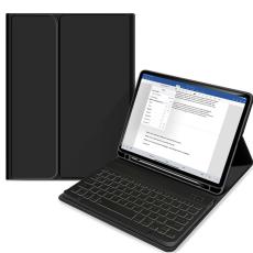 Tech-Protect - Tech-Protect iPad (2022) Fodral med Tangentbord och pennfack - Svart