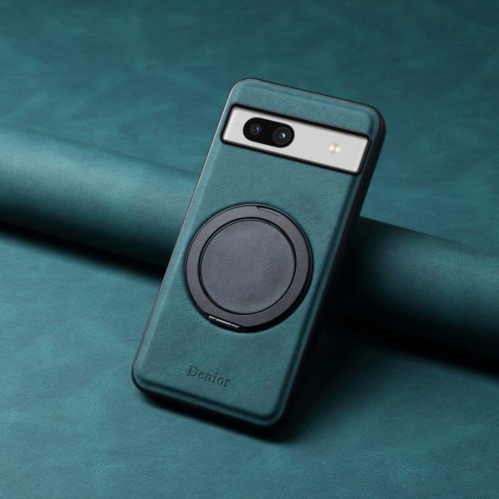 DENIOR - DENIOR Google Pixel 7a Magnetiskt Fodral Konstläder - Blå