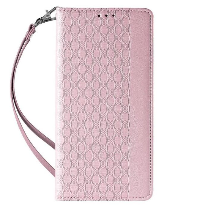 OEM - Galaxy S23 Plus Plånboksfodral Magnet Strap - Röd