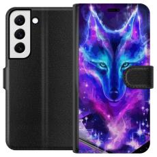 iSecrets - Pl&aring;nboksfodral till Samsung Galaxy S22+ 5G med Neon Varg