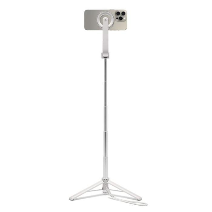 Spigen - Spigen Magsafe Selfiestick Bluetooth Tripod S571W - Dune Beige