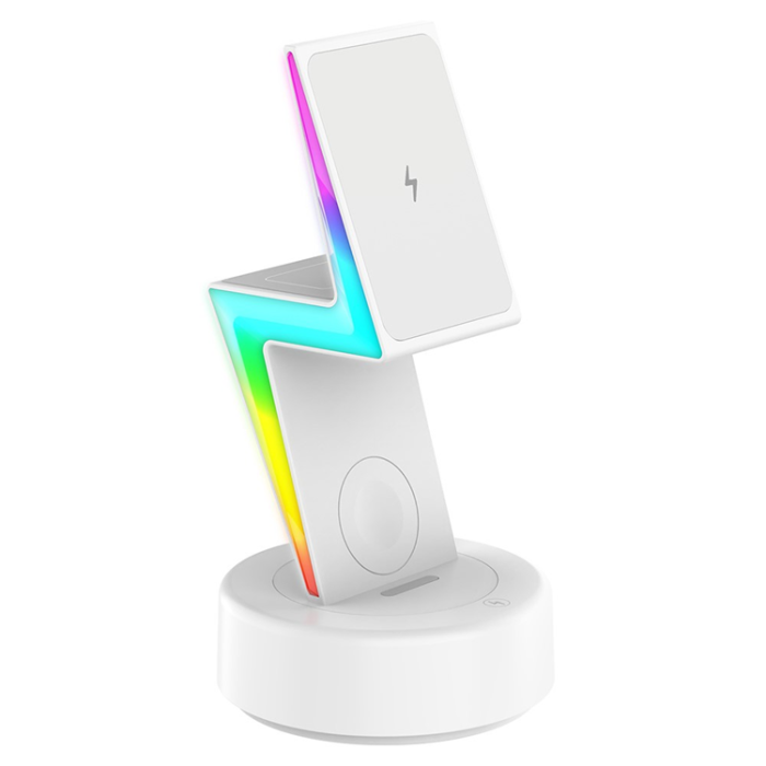 OEM - 3in1 MagSafe Trådlös Laddare iPhone, Apple Watch, Airpods 15W - MY002