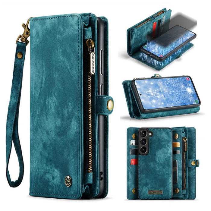 Caseme - Caseme Galaxy S23 Plånboksfodral Detachable - Blå