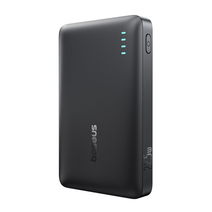BASEUS - Baseus Powerbank 10000 mAh 22.5W USB-C USB-A - Svart
