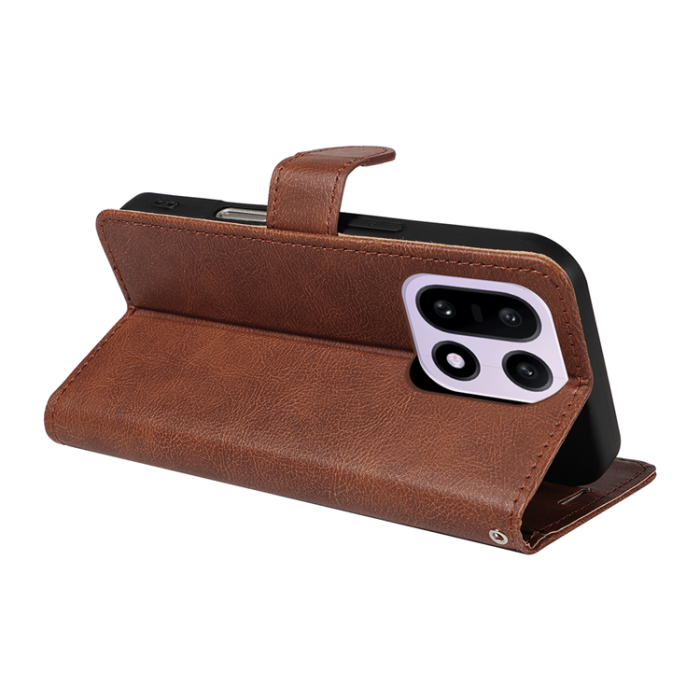 A-One Brand - OnePlus 15 5G Plånboksfodral Solid Färg Konstläder