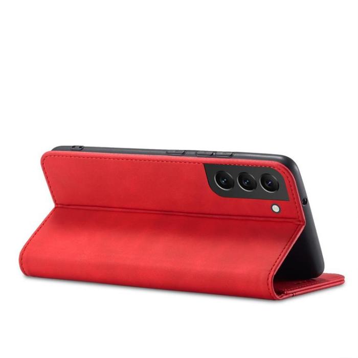 OEM - Galaxy S23 Ultra Plånboksfodral Magnet Fancy - Röd