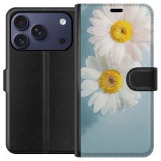 Gustaf - Pl&aring;nboksfodral till Apple iPhone 17 Pro med Sommarblommor