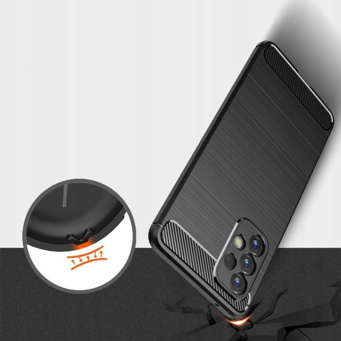 Tech-Protect - Galaxy A23 5G Skal Tpucarbon - Svart