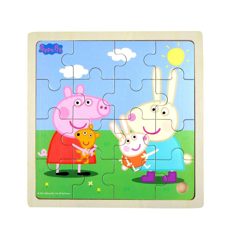 PEPPA PIG Pussel 16 Pcs Wooden Puzzle Rebecca
