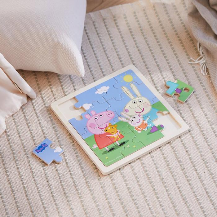 Peppa Pig - PEPPA PIG Pussel 16 Pcs Wooden Puzzle Rebecca