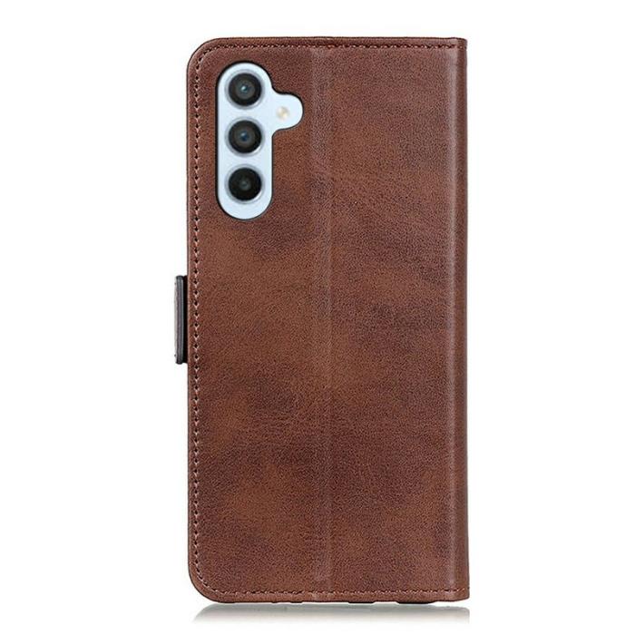 OEM - Mobilfodral för Samsung Galaxy S26 Plus Kickstand Konstläder - Brun